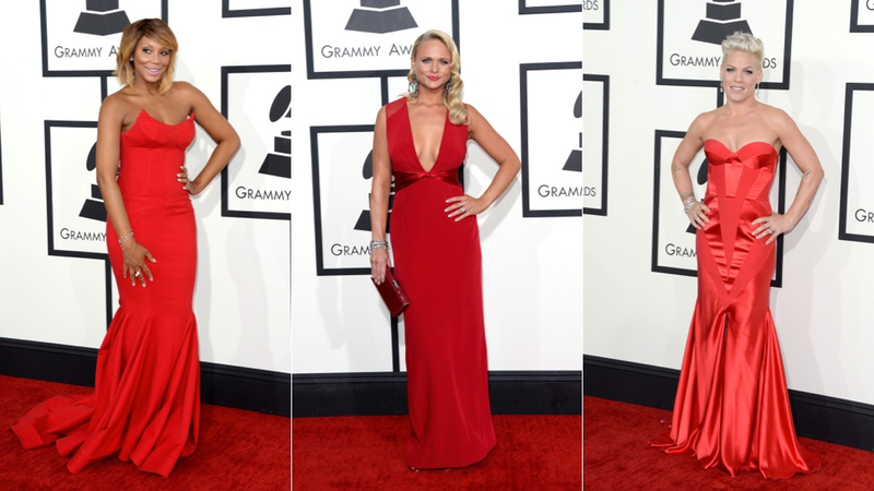 Illustration for article titled Sheers, Sparkles and Slinky Gowns at the Grammys Red Carpet